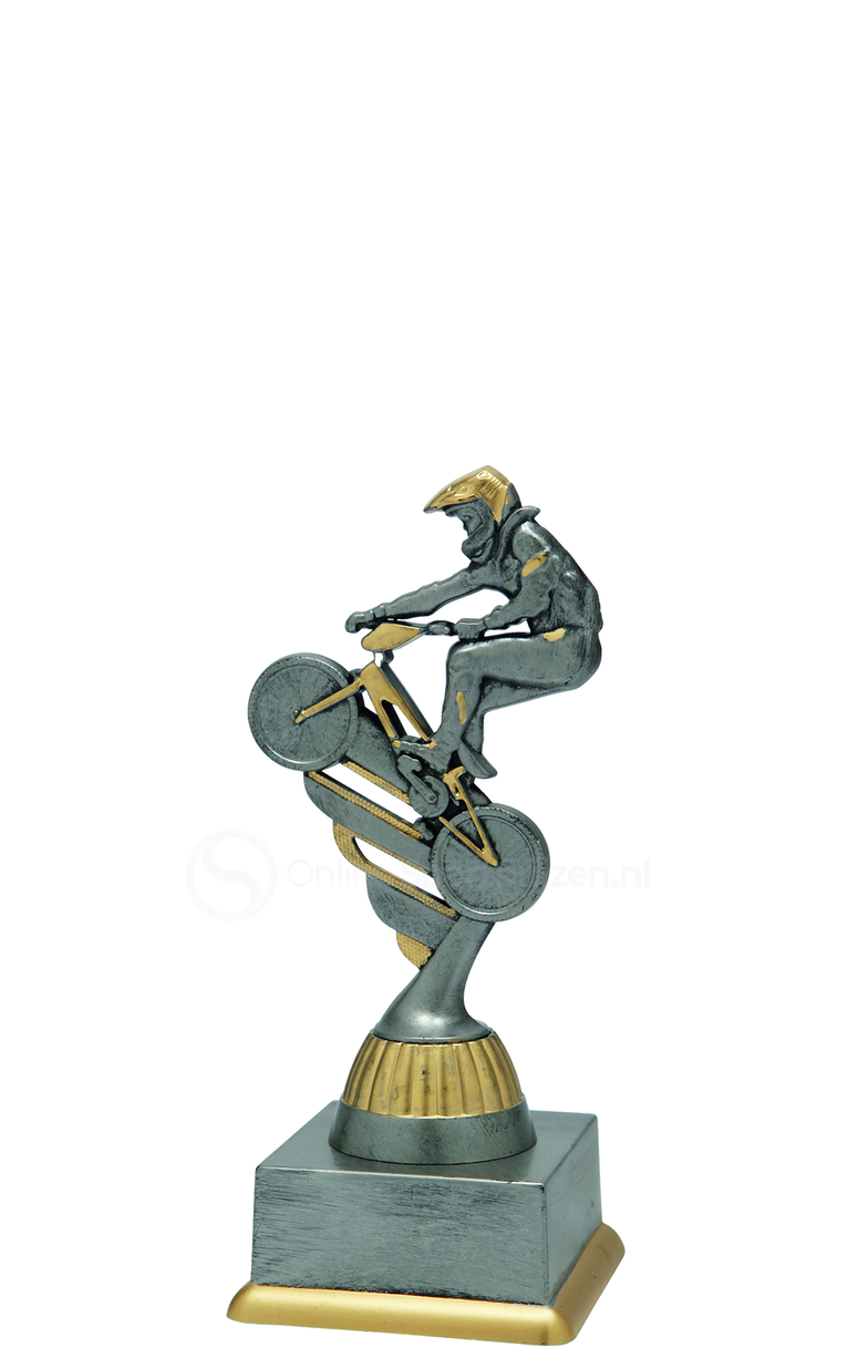 BMX-trofee - SS1828 - Antiek Zilver / Goud