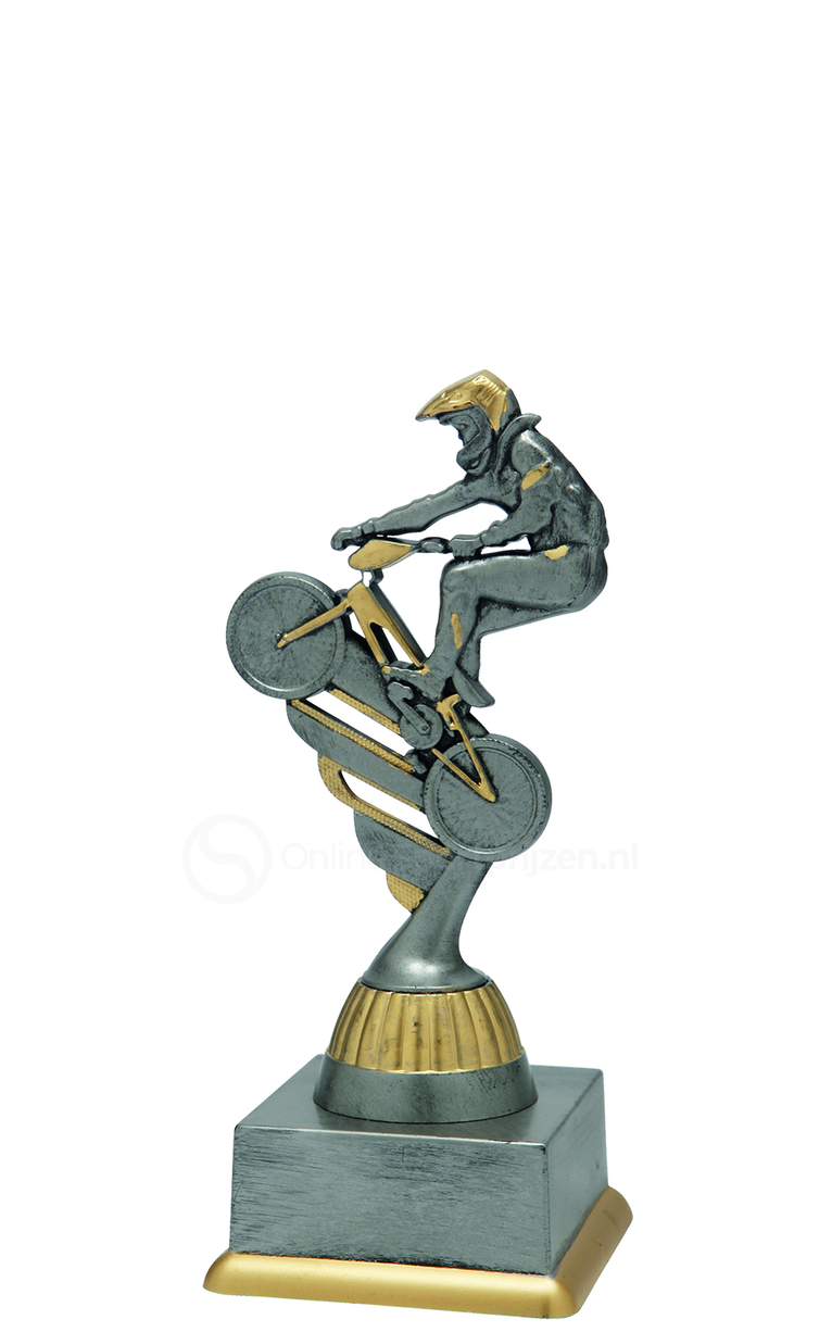 BMX-trofee - SS1828 - Antiek Zilver / Goud
