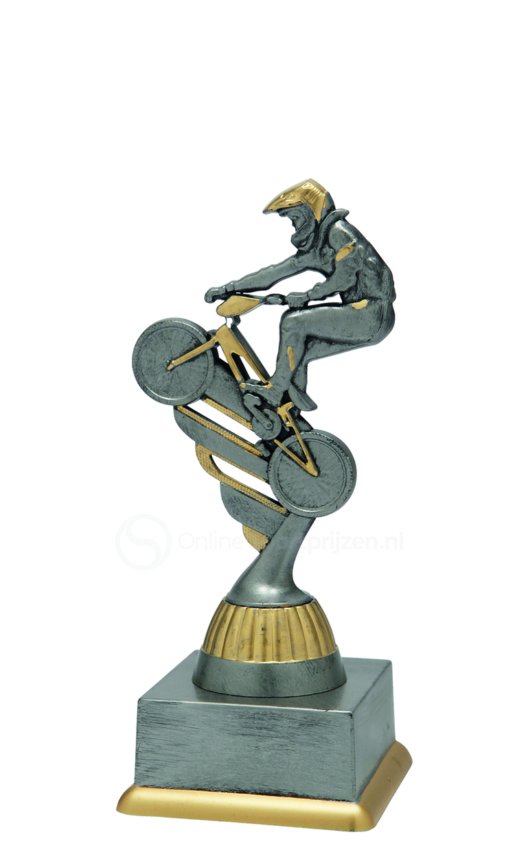 BMX-trofee - SS1828 - Antiek Zilver / Goud