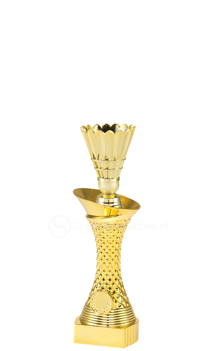 Badmintontrofee - ST.124 - Goud