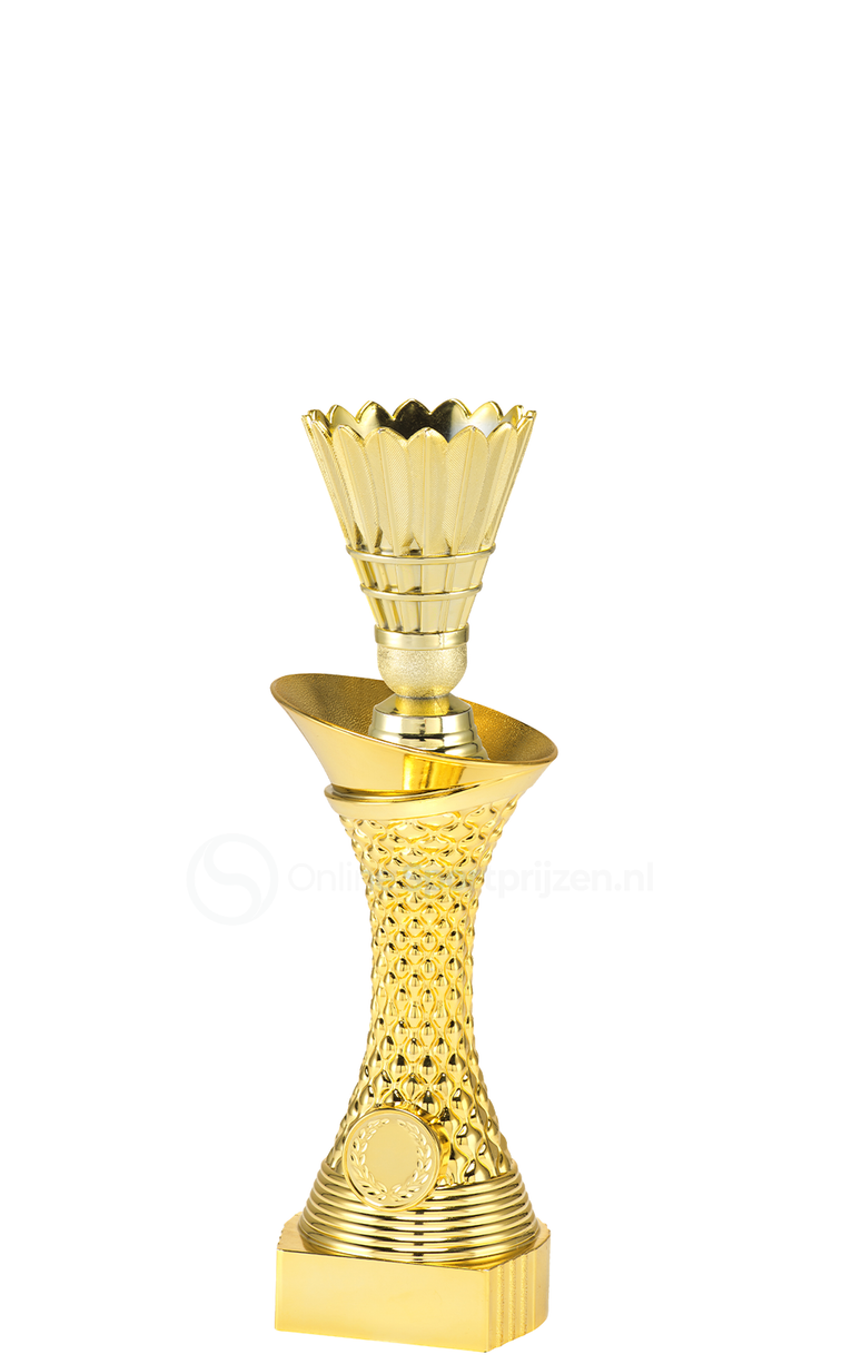Badmintontrofee - ST.124 - Goud