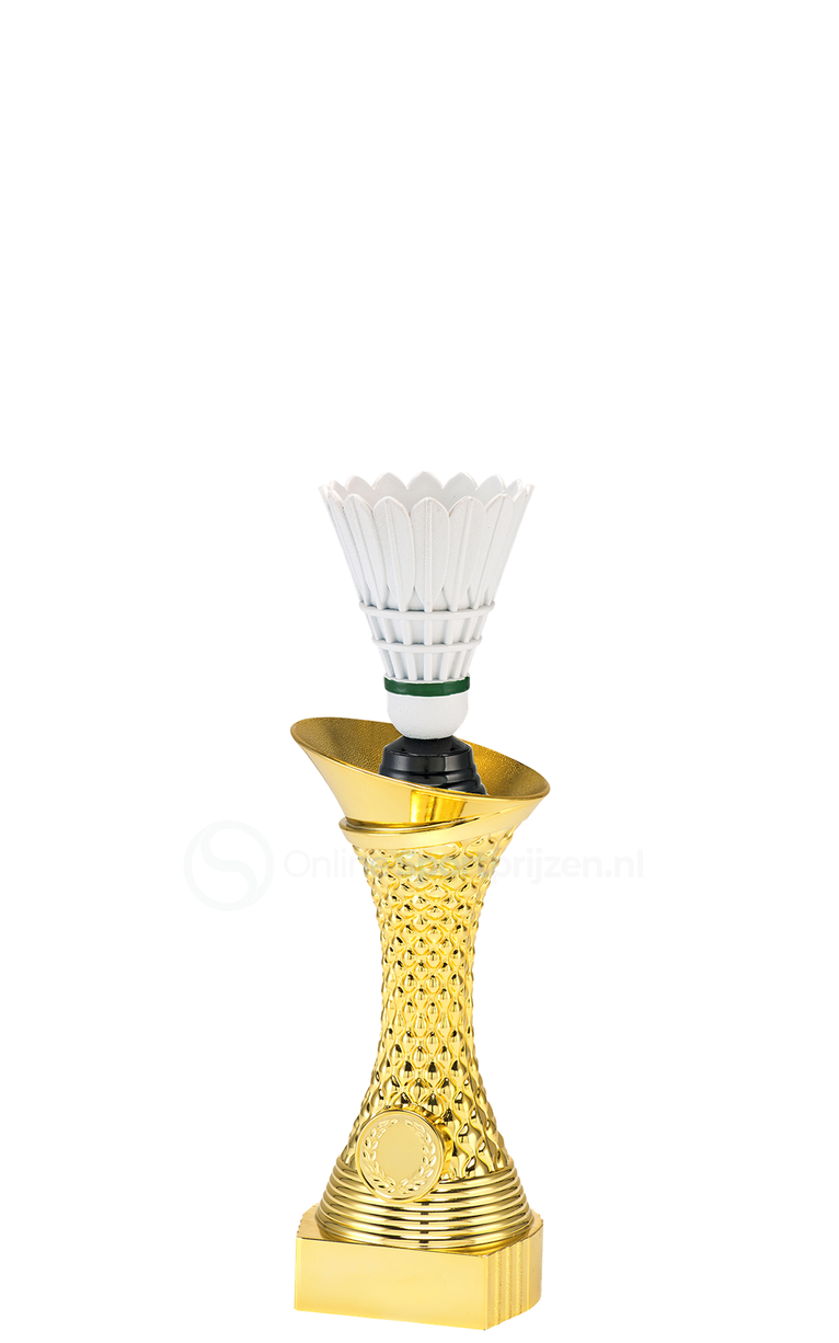 Badmintontrofee - ST.218 - Goud