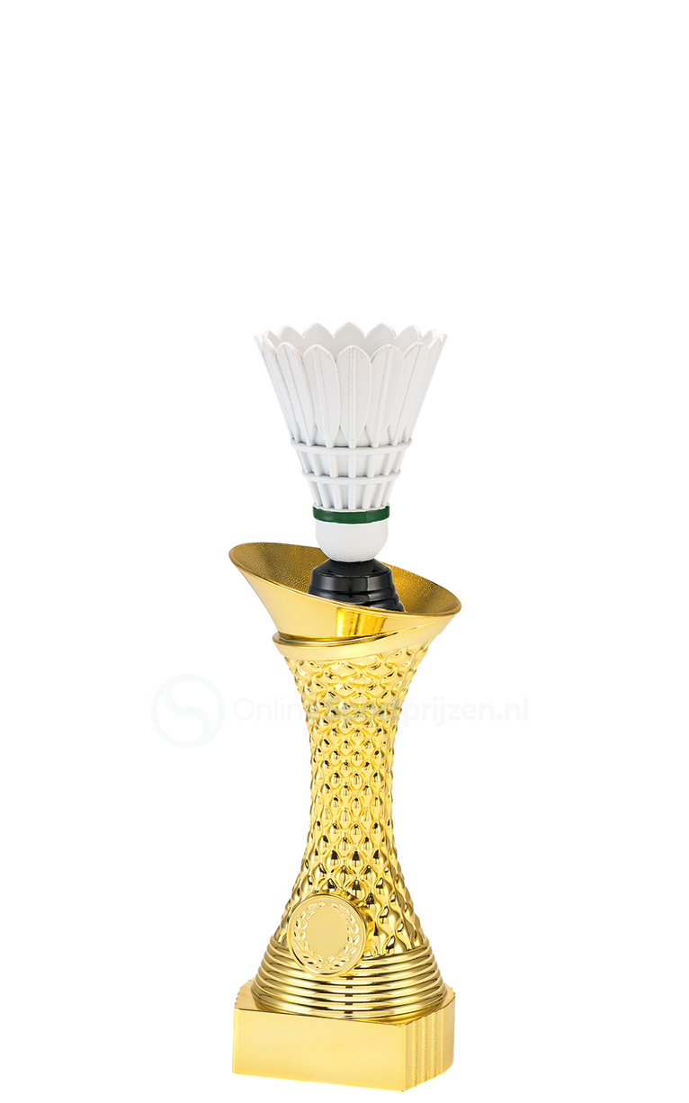 Badmintontrofee - ST.218 - Goud
