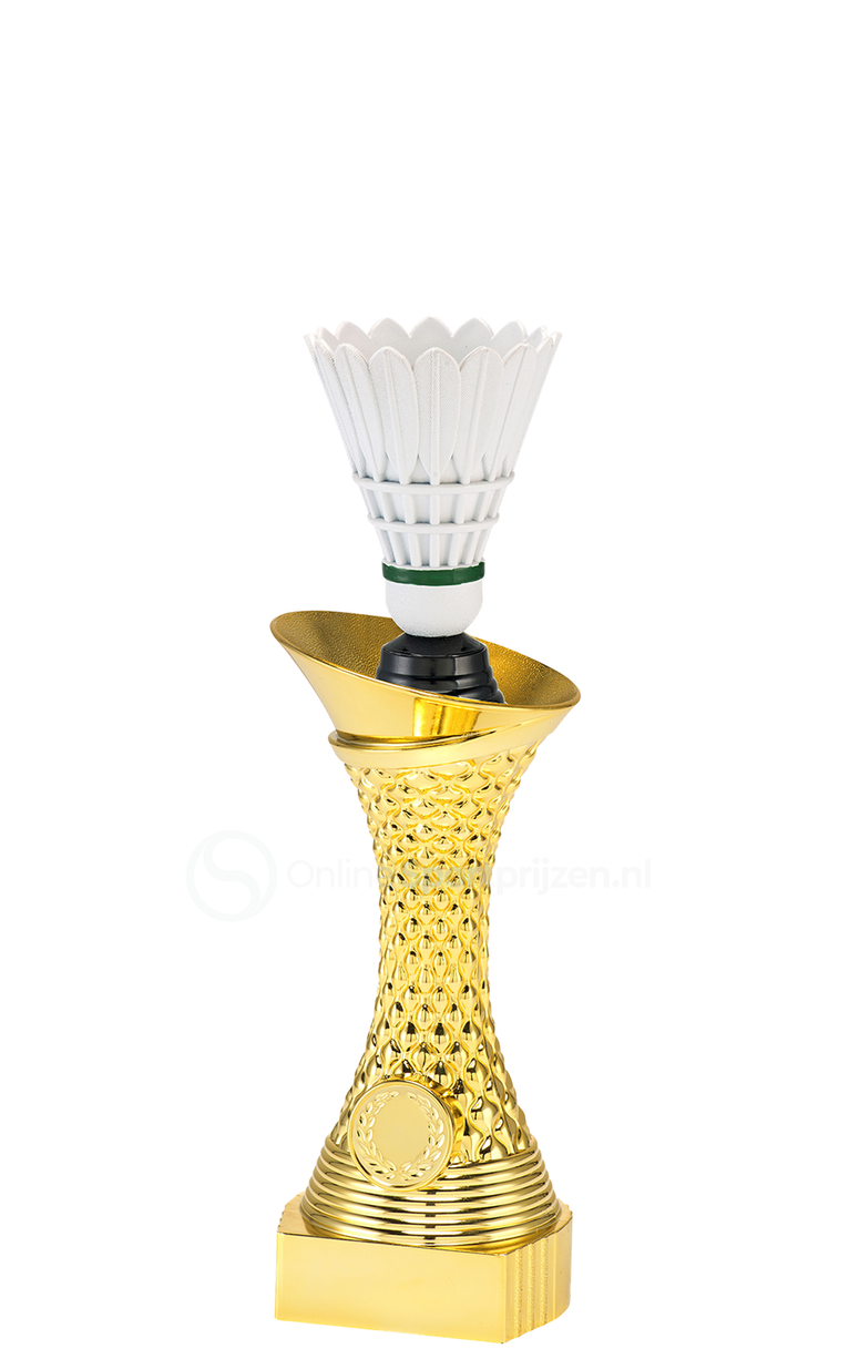 Badmintontrofee - ST.218 - Goud