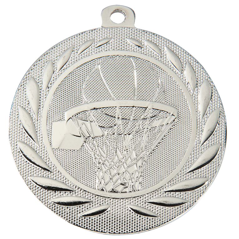 Basketbal Medaille - 50 mm - DI5000.M - Goud, Zilver en Brons