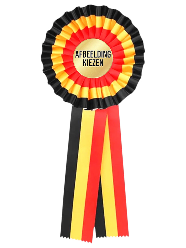 Belgische Kampioensrozet Paardensport - Dierententoonstelling Rozet - ROS3BE
