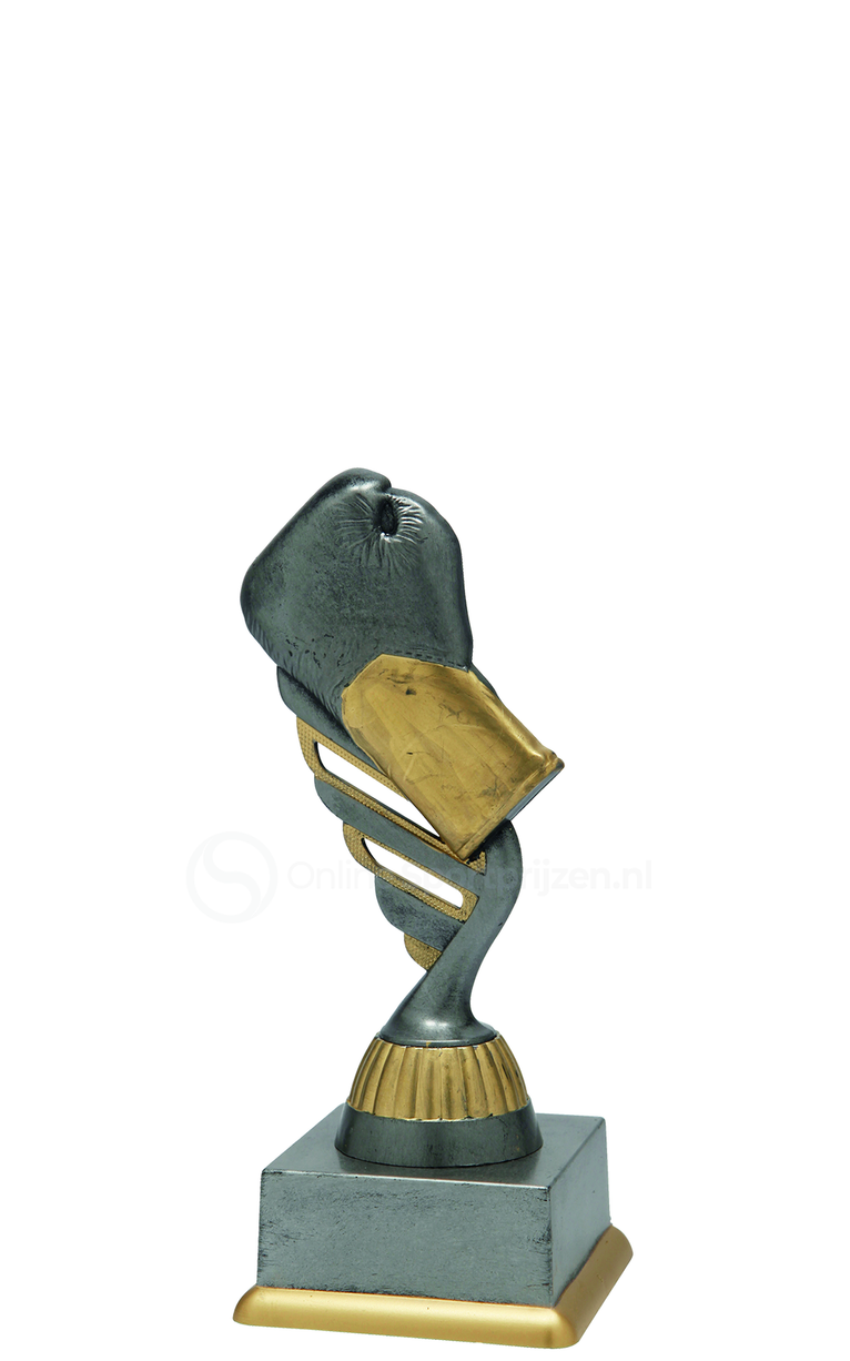 Bokstrofee - SS1829 - Antiek Zilver / Goud