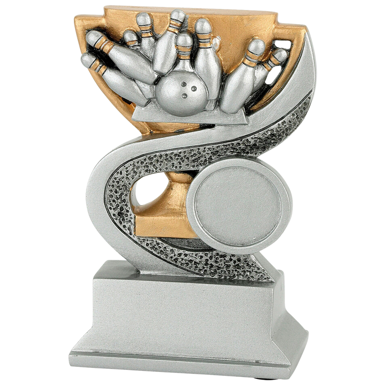 Bowling Prijs - FG914 - Antiek Zilver / Goud