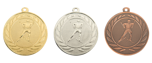 Cross Country Medaille - 50 mm - DI5000.ZB - Goud, Zilver en Brons