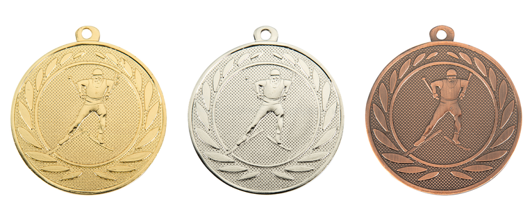 Cross Country Medaille - 50 mm - DI5000.ZB - Goud, Zilver en Brons