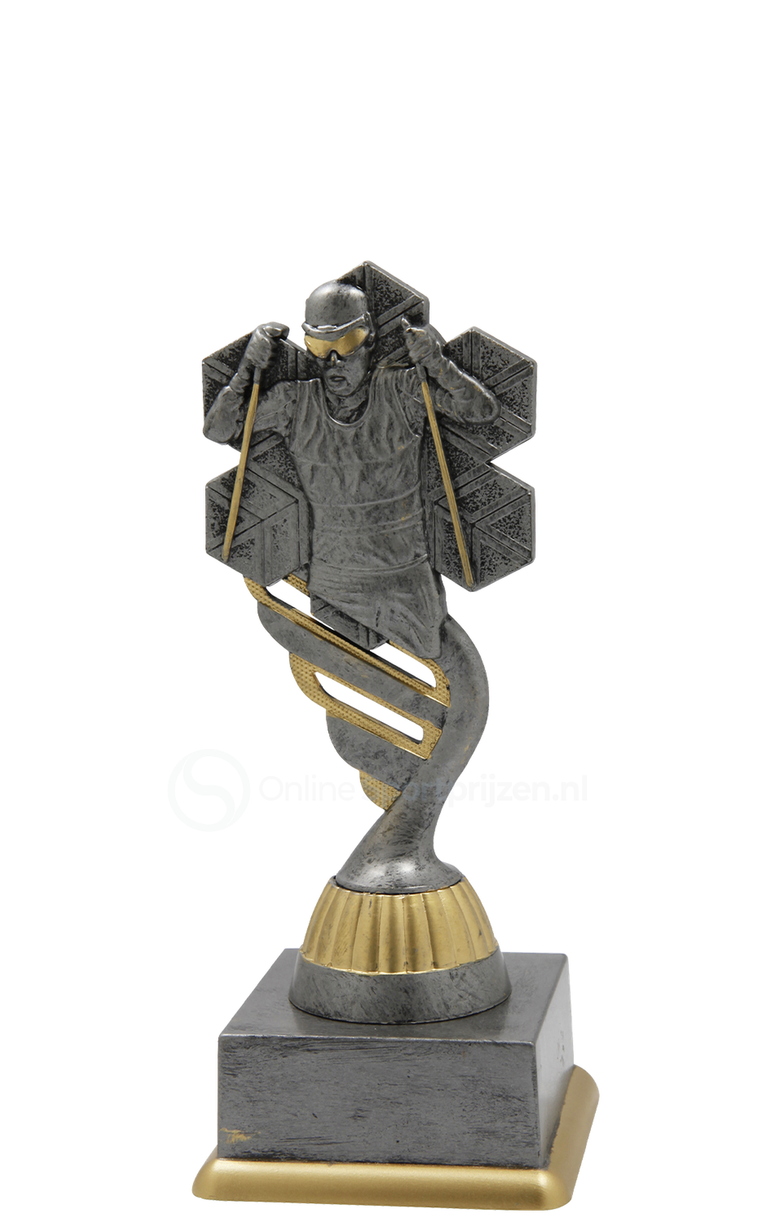 Cross Country trofee - SS1753 - Antiek Zilver / Goud
