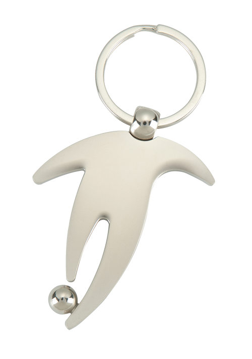 Voetbal Sleutelhanger Met Giftbox - D104 - Zilver