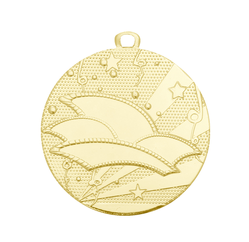 Carnaval Medaille - 50 mm - D112K - Goud