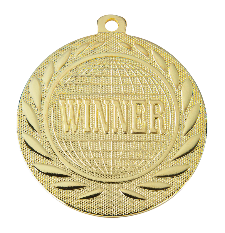 Medaille Winner - 50 mm - DI5000.S - Goud, Zilver en Brons