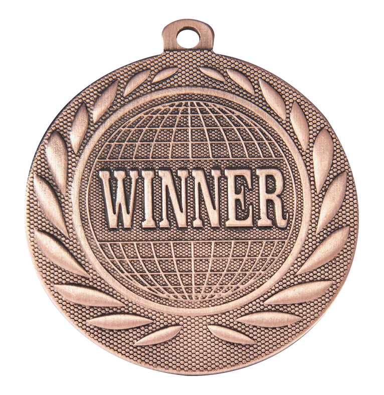 Medaille Winner - 50 mm - DI5000.S - Goud, Zilver en Brons