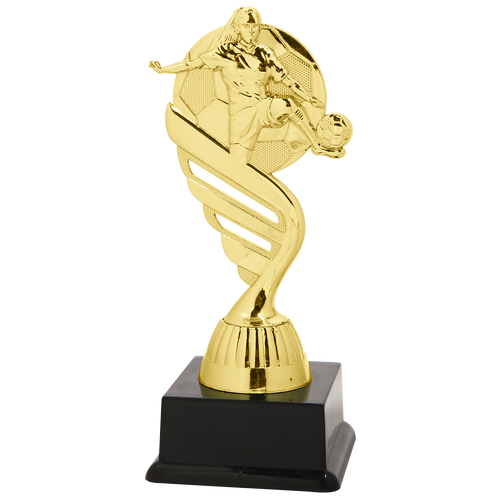 Damesvoetbaltrofee - SS1747 - Goud