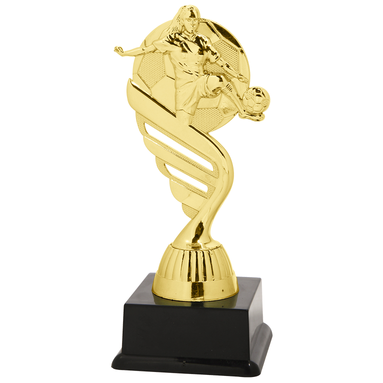 Damesvoetbaltrofee - SS1747 - Goud