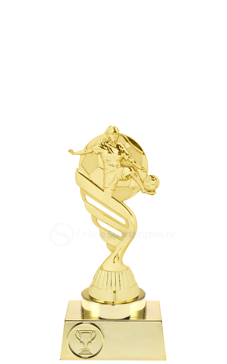Damesvoetbaltrofee - ST.015 - Goud