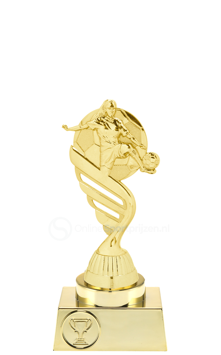 Damesvoetbaltrofee - ST.015 - Goud
