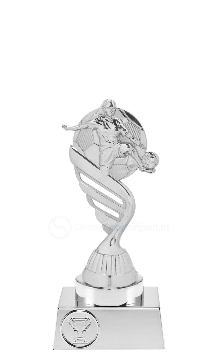 Damesvoetbaltrofee - ST.016 - Zilver