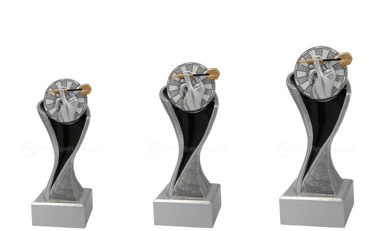 Darts Prijs - FG4121-FG4123 - Zilver met Kleuraccent
