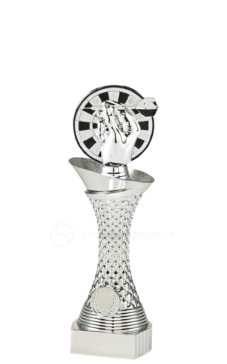Dartstrofee - SL2047 - Zilver