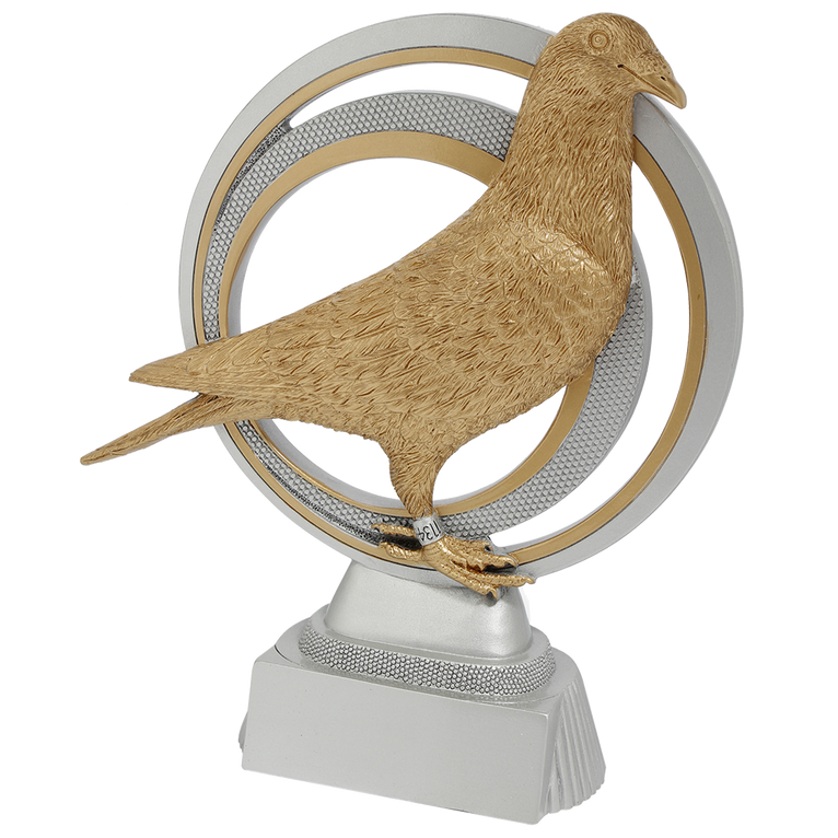 Duivensport Prijs - RE.080 - Antiek Zilver / Goud