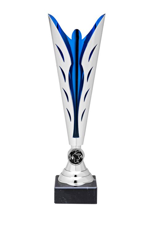 Zilveren Beker Nijmegen - ET.357 - Zilver / Blauw