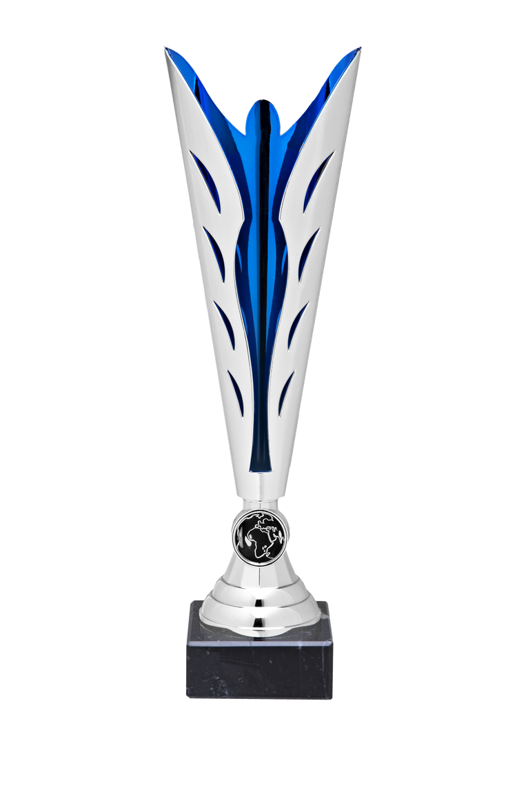 Zilveren Beker Nijmegen - ET.357 - Zilver / Blauw