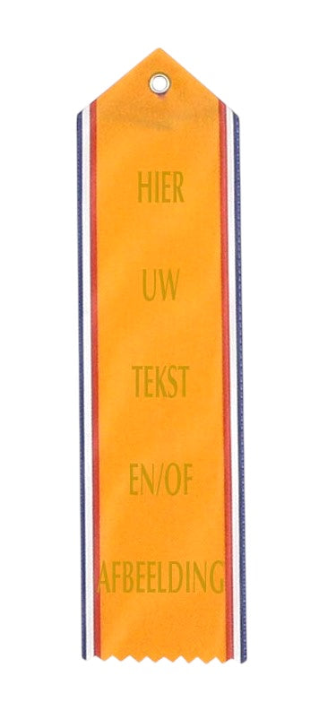 Erelintje - Vaantjes van Moiré in 31 Kleuren - 18 x 5 cm - H100