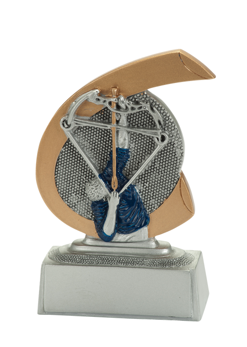 Boogschieten Prijs - FG283 - Zilver met Kleuraccent