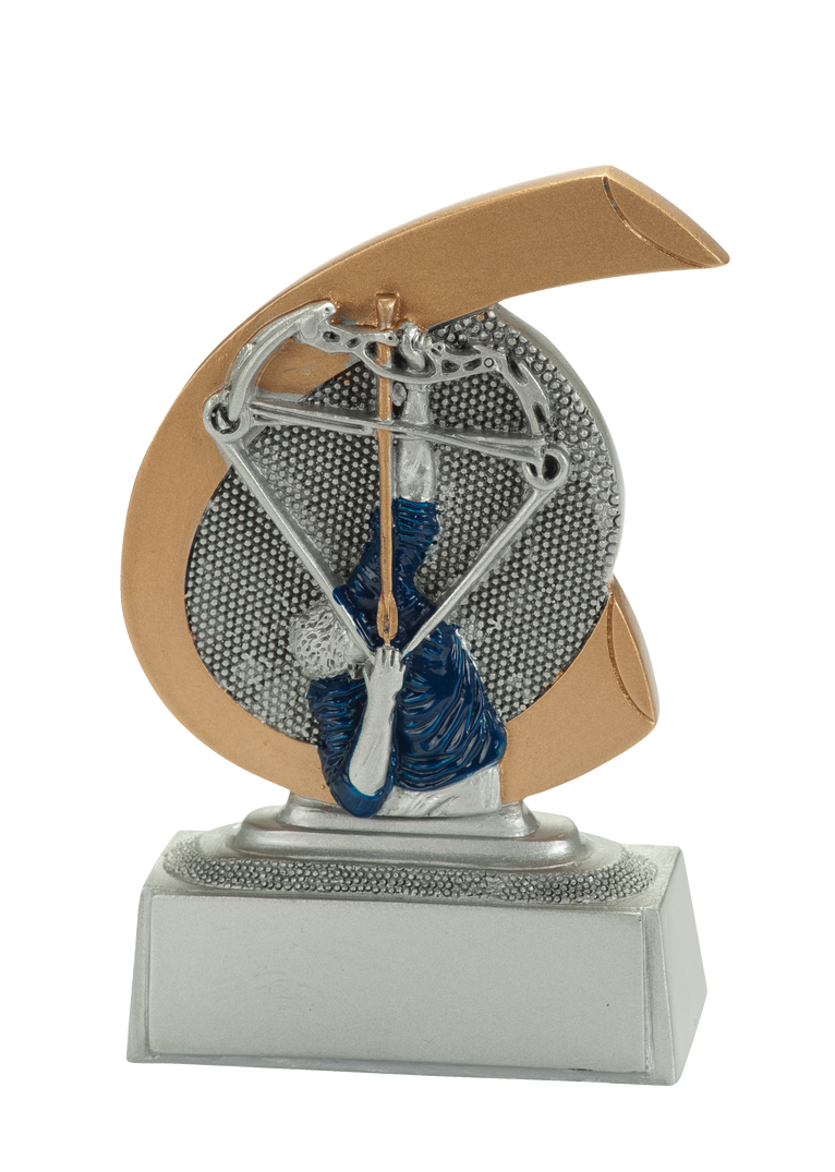 Boogschieten Prijs - FG283 - Zilver met Kleuraccent