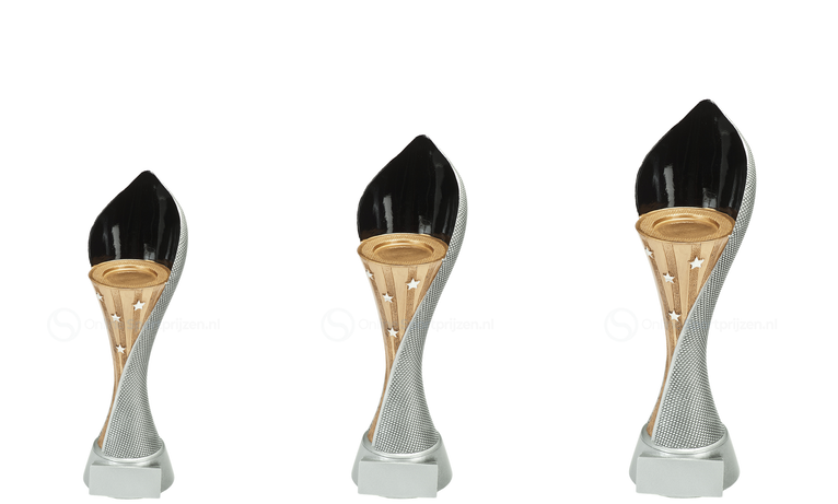 Flexx Sportfiguur Prijs - FG551-FG553 - Zilver met Kleuraccent