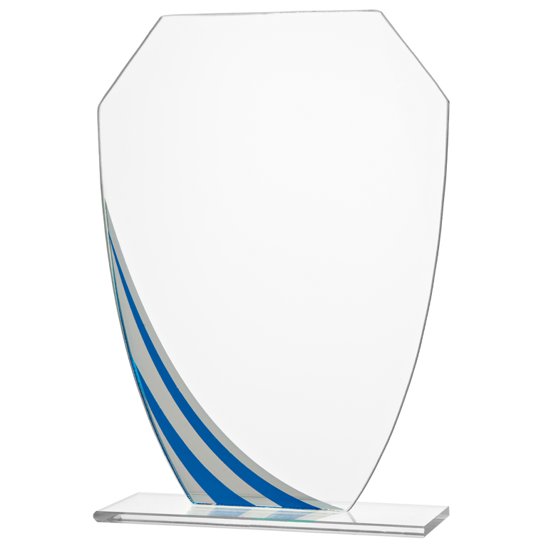 Gekleurd Glas Award - W191-W193 - Blauw