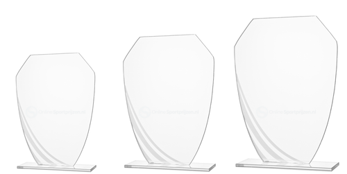 Gekleurd Glas Award - W191-W193 - Wit
