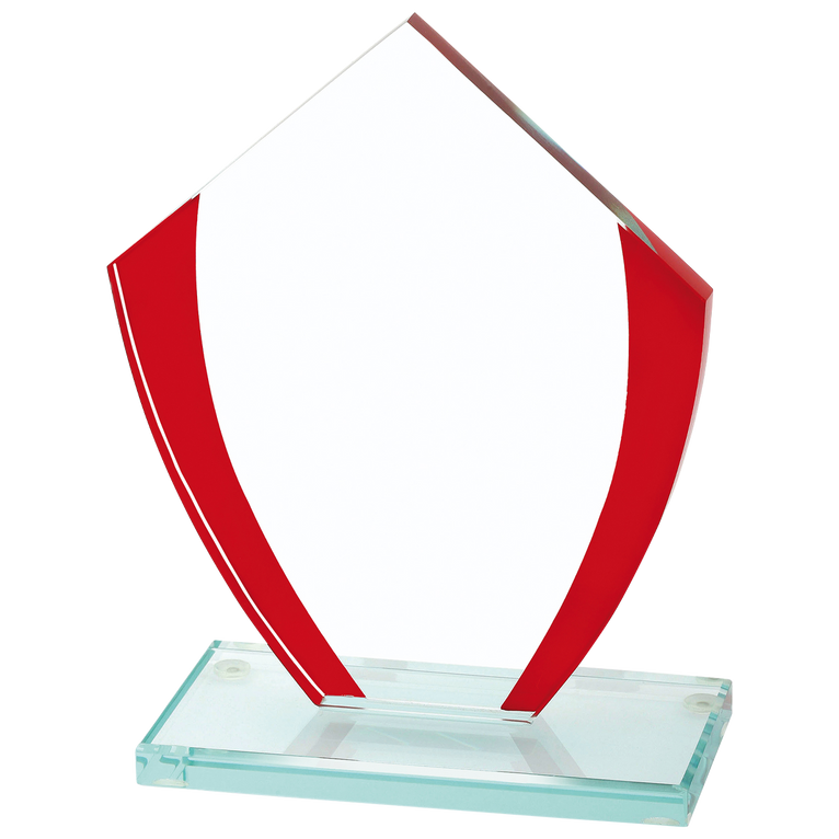 Gekleurd Glas Award - W341-W343-Rood