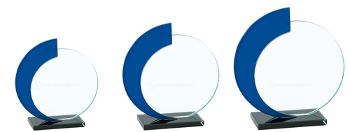 Gekleurd Glas Award - W451A-W453A - Blauw