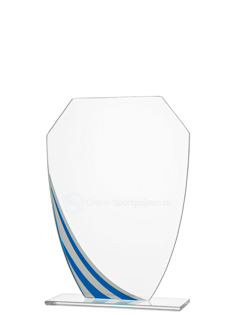 Gekleurd Glas Award - W191-W193 - Blauw