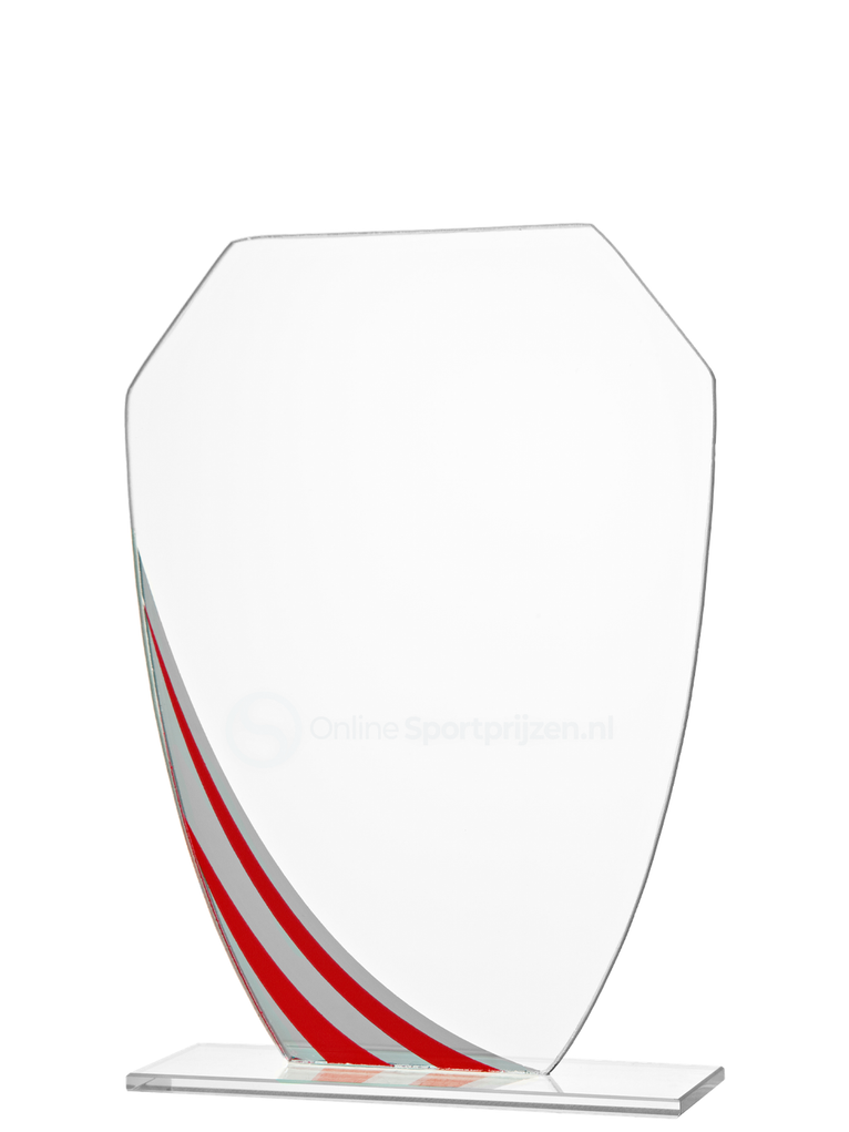 Gekleurd Glas Award - W191-W193 - Rood