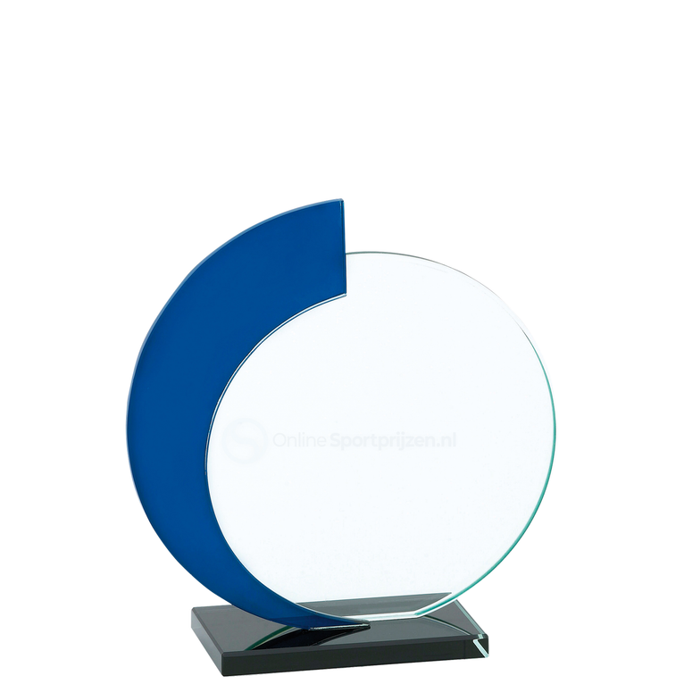 Gekleurd Glas Award - W451A-W453A - Blauw