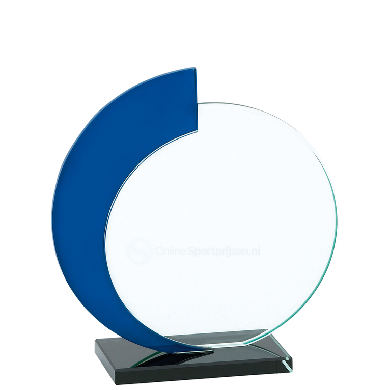 Gekleurd Glas Award - W451A-W453A - Blauw