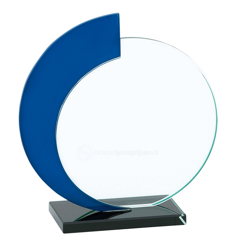 Gekleurd Glas Award - W451A-W453A - Blauw