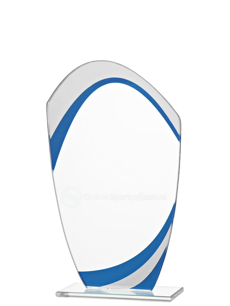 Gekleurd Glas Award - W551-W553 - Blauw