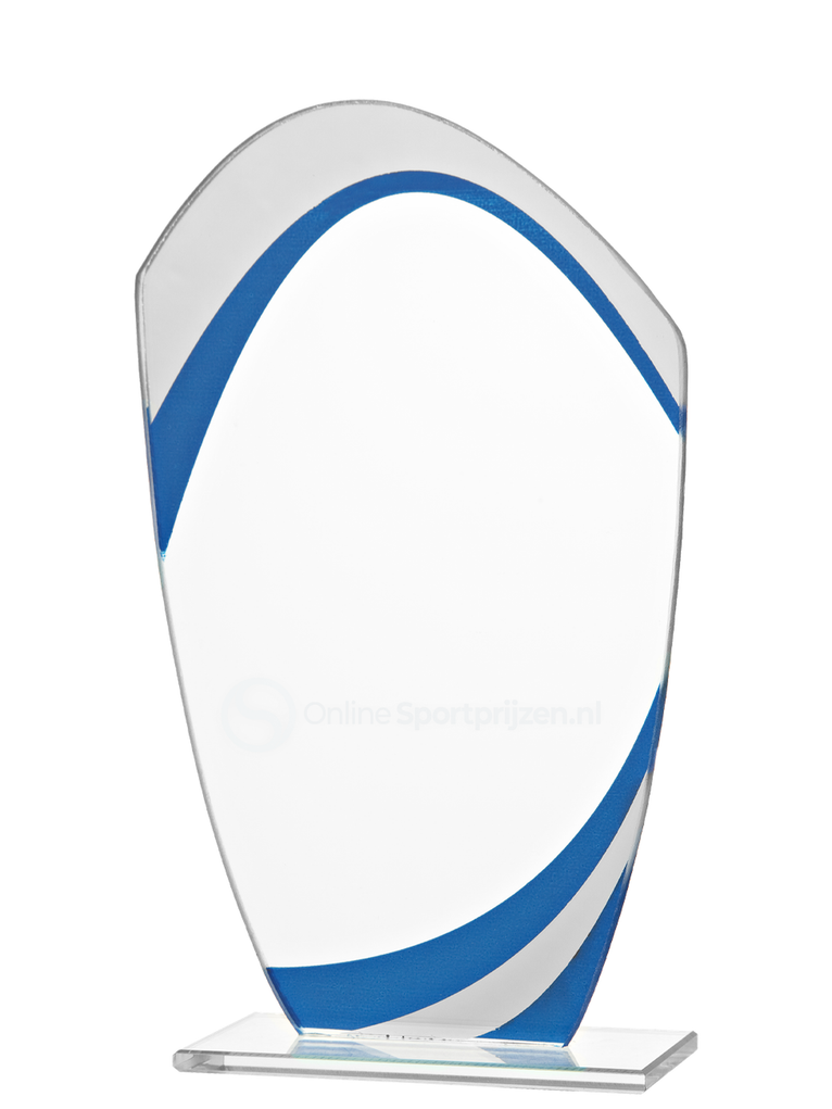 Gekleurd Glas Award - W551-W553 - Blauw