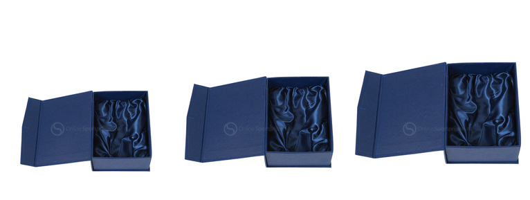 Geschenkdoos Voor Glazen Trofee W401-W403 - H271-H273 - Blauw