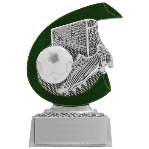 Giethars Voetbalprijs - FG255 - Zilver met Kleuraccent