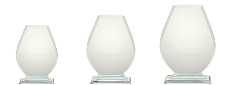 Glazen Award in Geschenkdoos - W361-W363