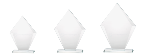 Glazen Award in Geschenkdoos - W391-W393
