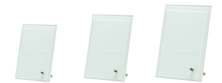 Glazen Award met Full Colour Sublimatie Print - W663-W665