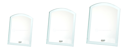 Glazen Award Geschikt voor Gravure en Full Colour Print - W541-W543